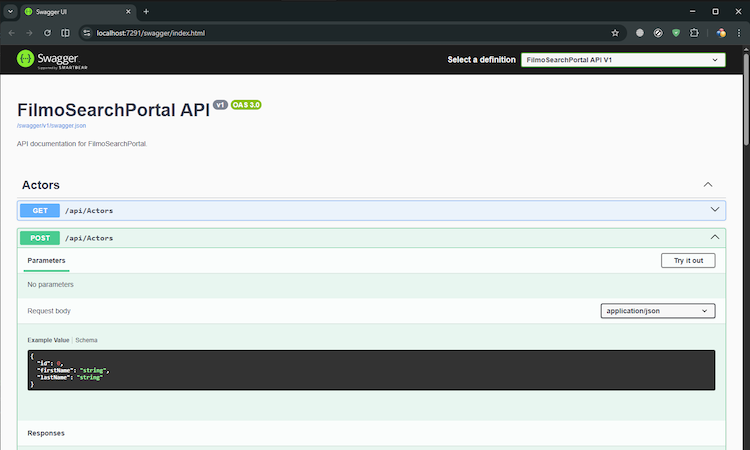 Project 'FilmoSearchPortal'